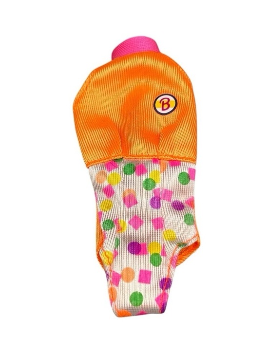 Mattel Other - Vintage Barbie Swimsuit | Genuine Mattel 90s Orange Polka Dot